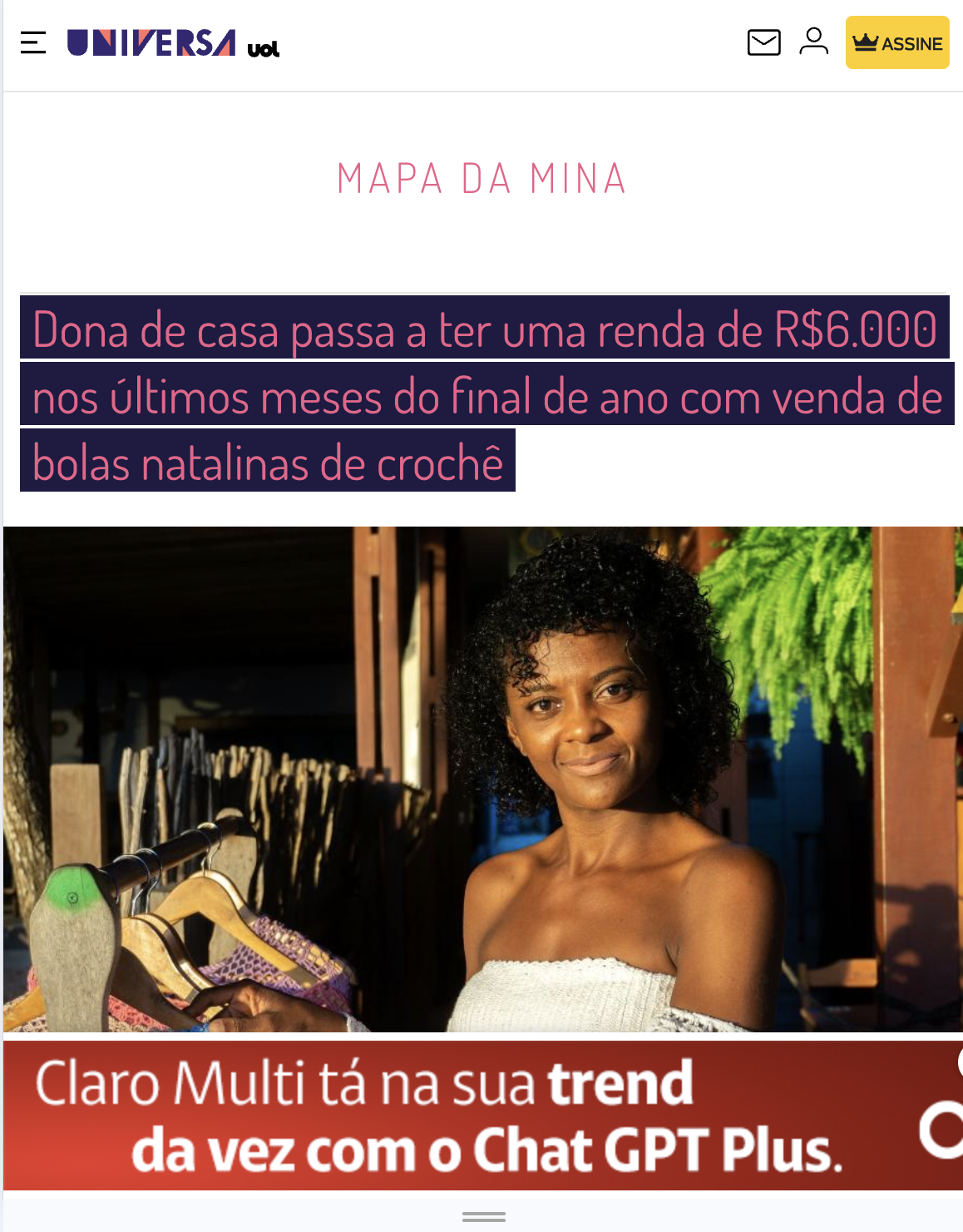 Dona de casa passa a ter uma renda de R$6.000 nos últimos meses do final de ano